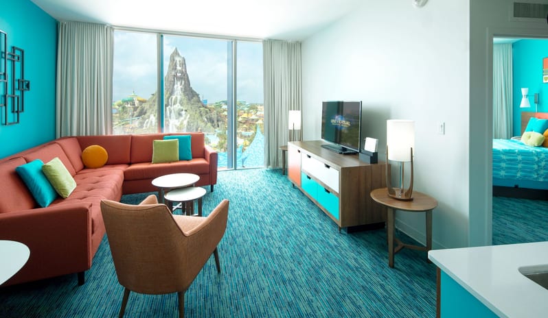 Universal’s Cabana Bay Beach Resort - Two Bedroom Suite Volacano View